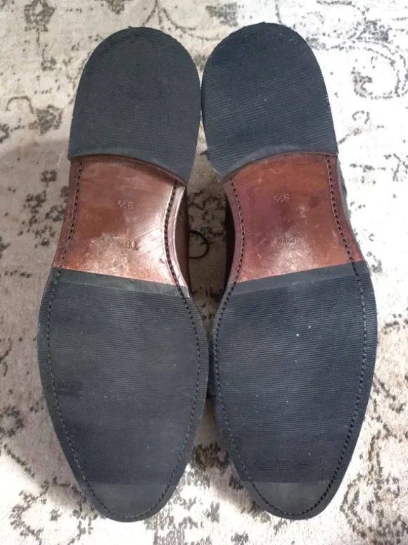 Derby-Schuhe von Löf & Tung aus braunem Leder, UK 9.5