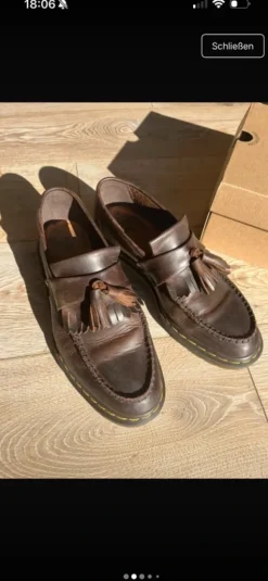 Doc Martens loafer Mokassins Adrian Crazy Horse Espresso dunkelbraun dr Martens