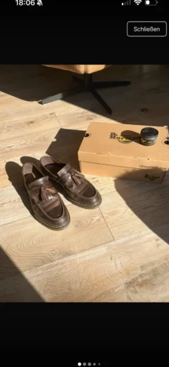 Doc Martens loafer Mokassins Adrian Crazy Horse Espresso dunkelbraun dr Martens