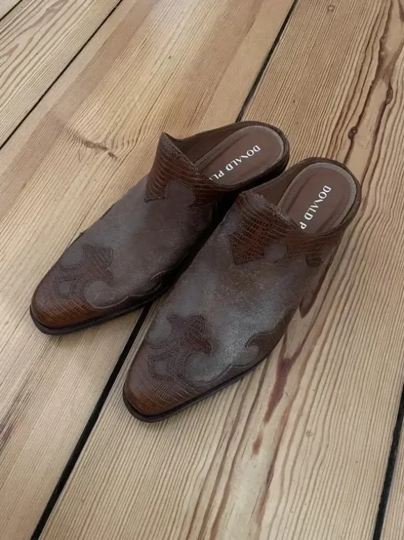 Donald Pliner mules western clogs Leder