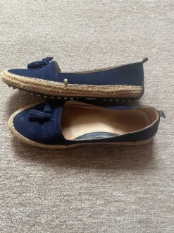 Donkerblauwe espadrilles