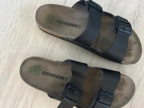 Dr. Brinkmann Schlupfsandalen schwarz Gr. 43