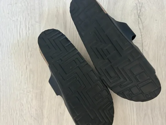Dr. Brinkmann Schlupfsandalen schwarz Gr. 43