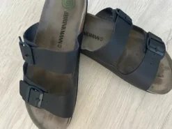 Dr. Brinkmann Schlupfsandalen schwarz Gr. 43