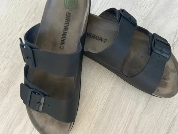 Dr. Brinkmann Schlupfsandalen schwarz Gr. 43