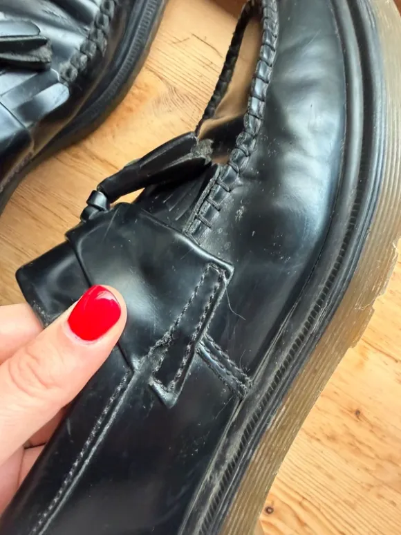 Dr. Martens Adrian Tassel Loafer schwarz Vintage