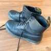 Dr. Martens Boots Schwarz Leder Gr. 44 | Klassiker Schnürboots