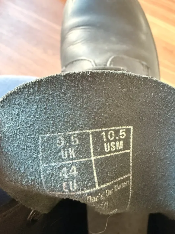 Dr. Martens Boots Schwarz Leder Gr. 44 | Klassiker Schnürboots