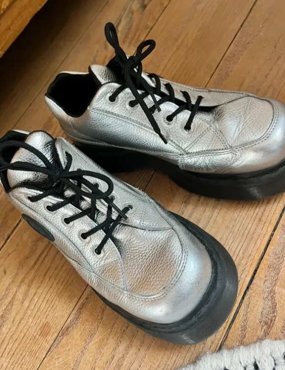 Dr. Martens chrom schnürschuh