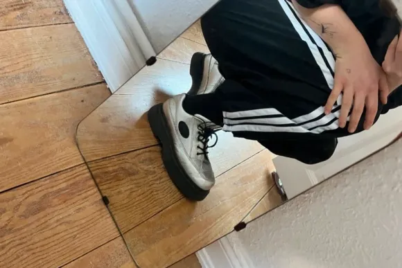 Dr. Martens chrom schnürschuh