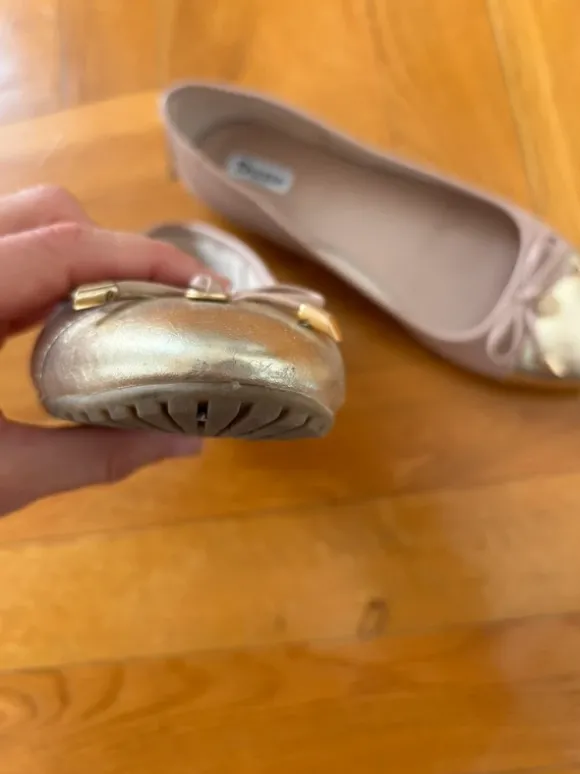 Dune Ballerinas Gr. 41 rosa/gold