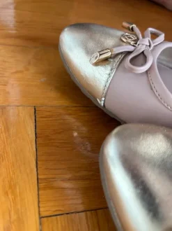 Dune Ballerinas Gr. 41 rosa/gold