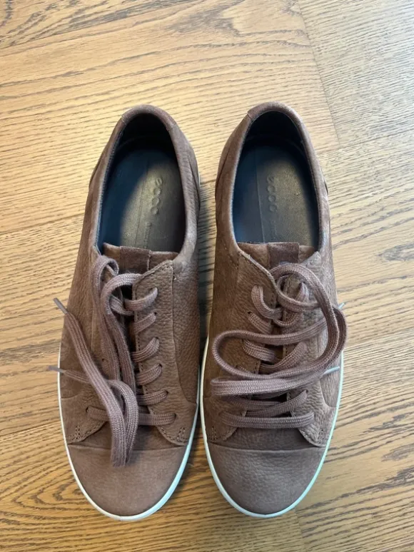 Ecco, Gr. 42 - sneaker - Wildeder braun