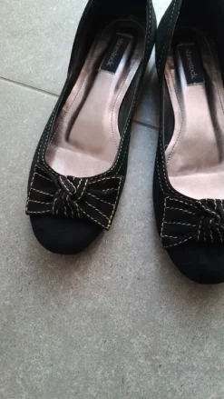 Echt #Leder 39 Ballerina mit Schleifen