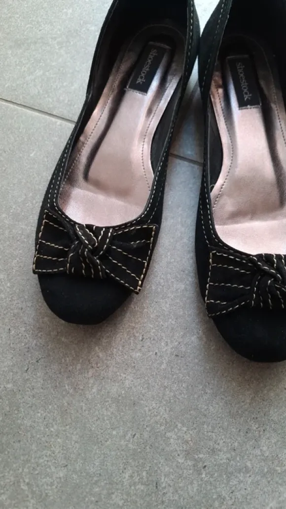 Echt #Leder 39 Ballerina mit Schleifen