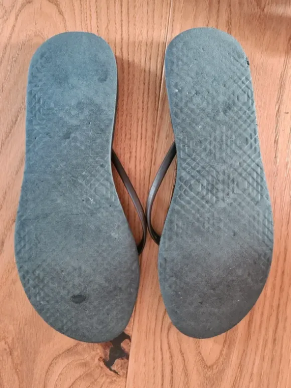 Echtleder Sandalen / Flip Flops, Gr. 37