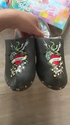 Ed Hardy heels Y2k Vintage