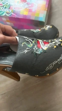 Ed Hardy heels Y2k Vintage