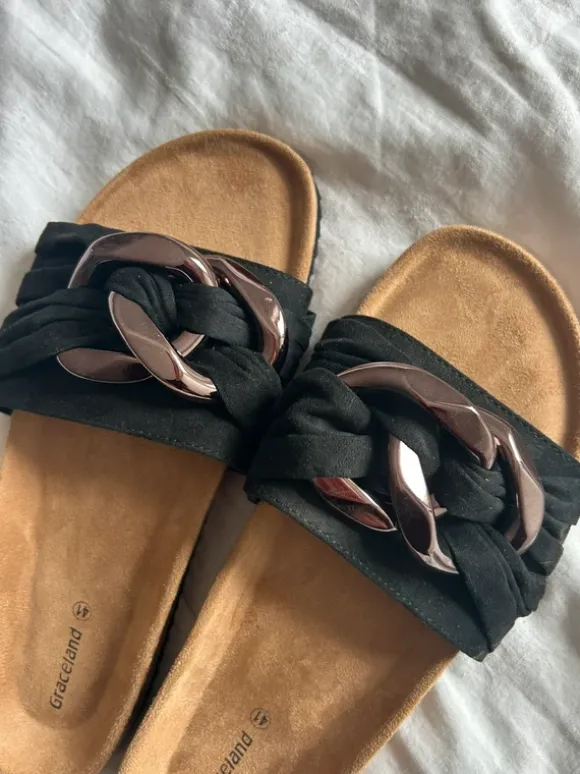 Edle Slides Schwarz