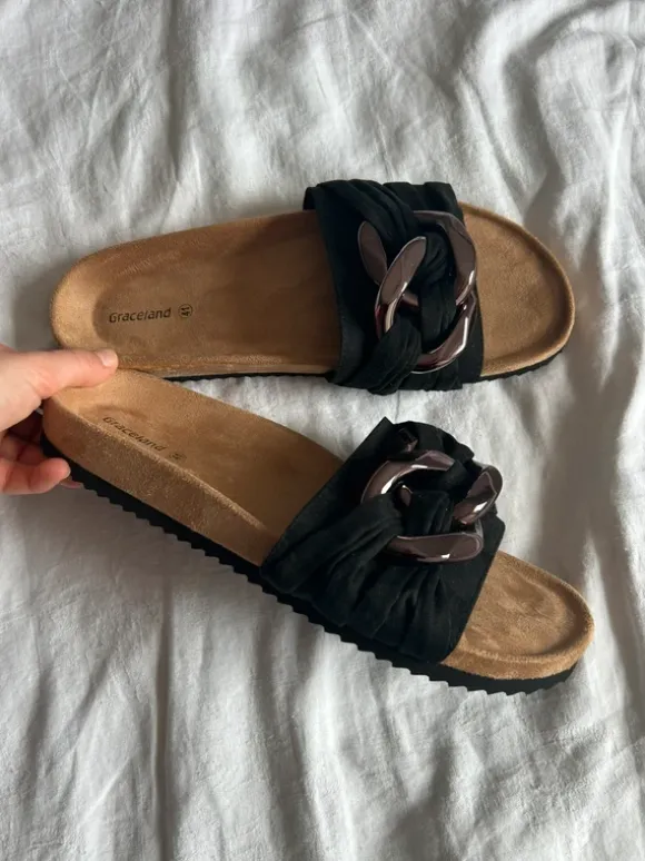 Edle Slides Schwarz