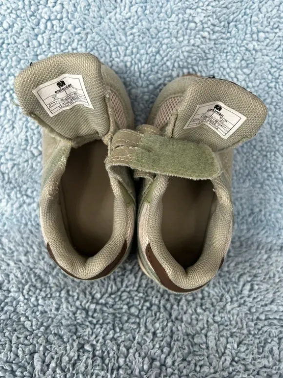 Elefanten Lauflernschuhe Gr. 21 – grün/braun