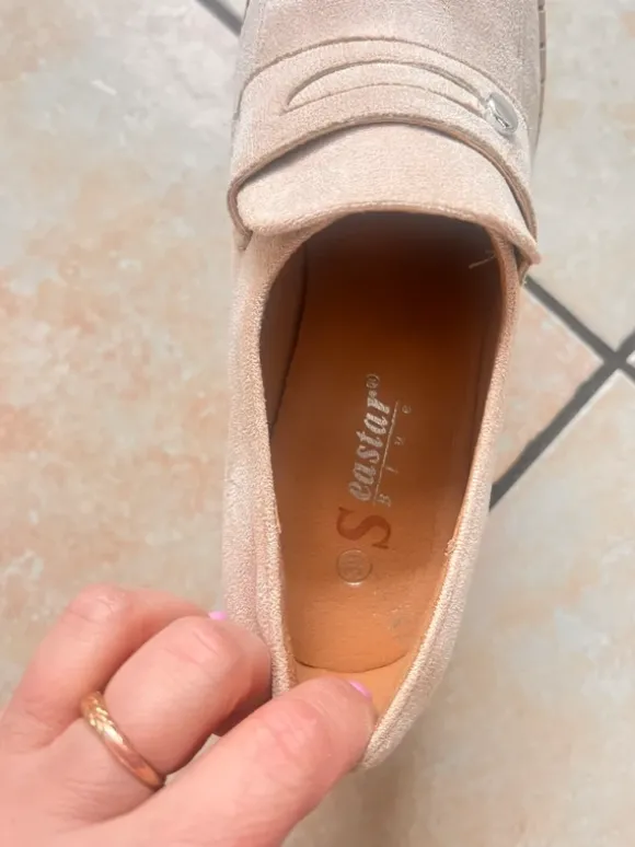 Elegante Halb Schuhe / Pumps in Beige