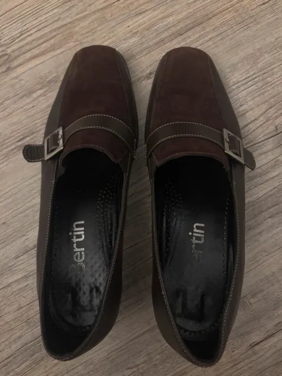 Elegante Loafer Echtleder braun Bertin