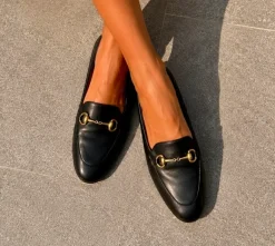 Elegante Mokassins/Loafer mit Gold Verzierung