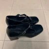 Elegante schwarze Schuhe mit Absatz & Riemchen