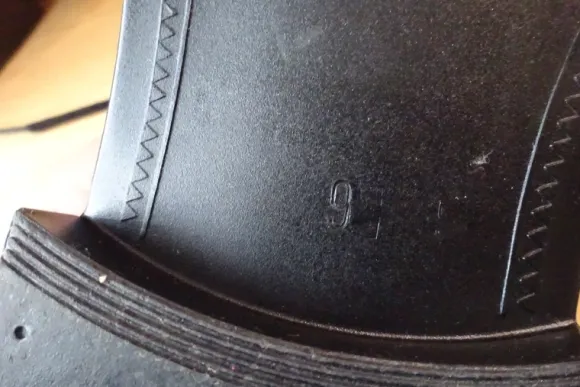 Elegante schwarze Schuhe, UK 9, Größe 43, MJohn
