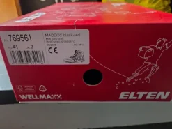 ELTEN Sicherheitsschnürstiefel MADDOX black-red Mid ESD S3S