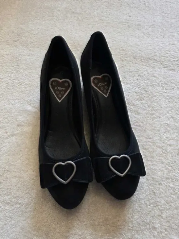 Escarpins a talons noires femme taille 40 s.Oliver