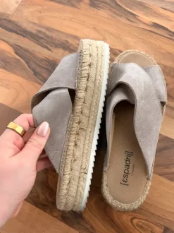 Espadrij Sandalen Leder