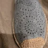 Espadrille bleu clair taille 38
