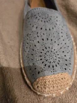 Espadrille bleu clair taille 38