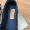 Espadrilles blau, Nubukleder, Gr. 40