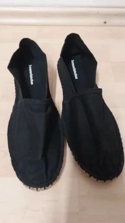 Espadrilles Größe 42, schwarz