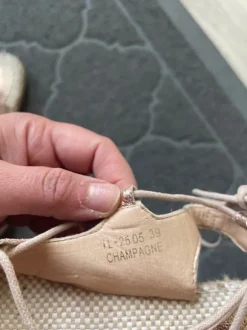 Espadrilles Roségold 39