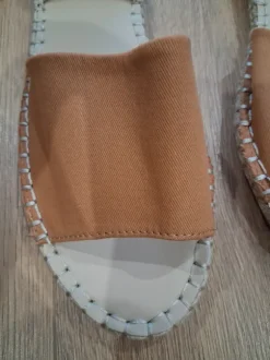 Espadrilles zum Binden, braun, Größe 39, Sinsay