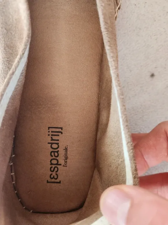 Espandrij - Espandrilles Herren Gr. 46 beige