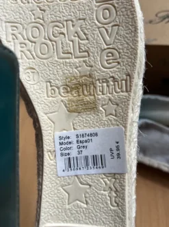 Espandrilles Gr 37 grau Neu Fritzi aus Preußen