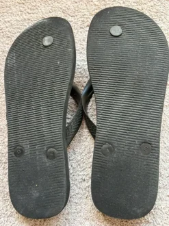 Fijne zwarte Havaianas slippers 37-38
