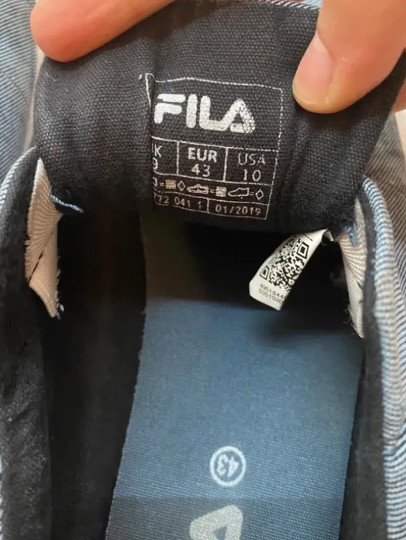 Fila Slip-On Herrenschuhe Größe 43