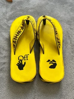 Flip Flop gelb off-white