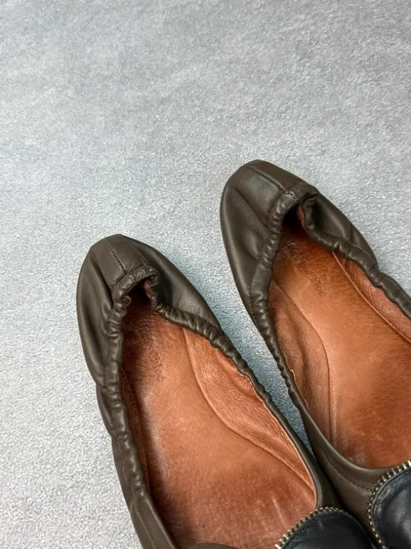 Flip flop see by chloé ballerinas / leather / vintage 90s-00s / size 39 / original