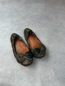 Flip flop see by chloé ballerinas / leather / vintage 90s-00s / size 39 / original