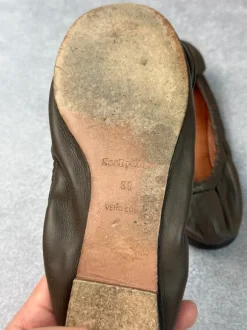 Flip flop see by chloé ballerinas / leather / vintage 90s-00s / size 39 / original