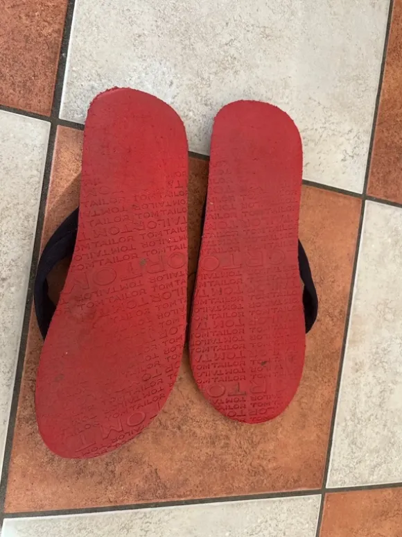 Flipflops Tommy Hilfiger Gr.40/41 dunkelblau Zehentreter Sandalen