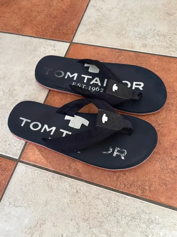 Flipflops Tommy Hilfiger Gr.40/41 dunkelblau Zehentreter Sandalen