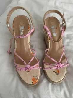 Floral Wedge Heels